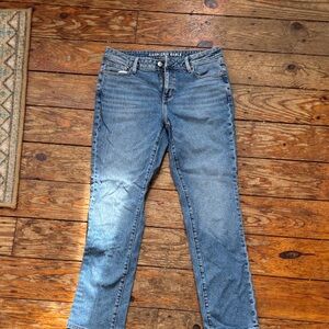 American Eagle Outfitters Women's Classic Blue Straight Leg Jeans